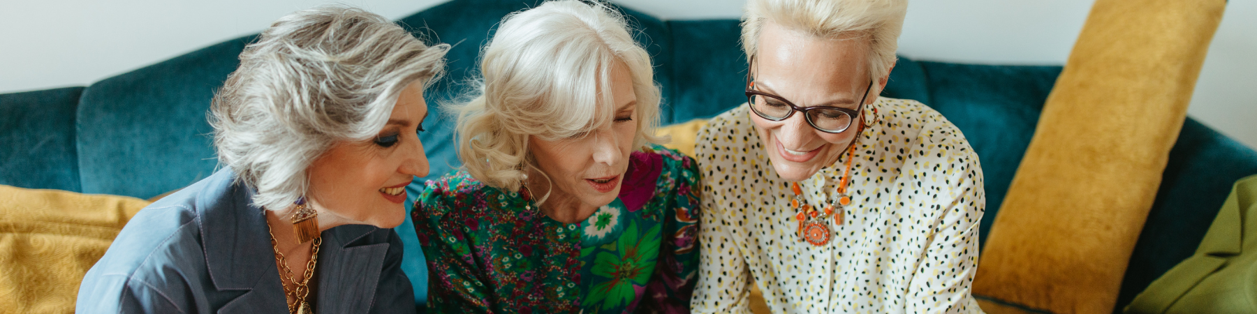 a group of middle aged women improving their cognitive function together